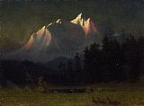 Albert Bierstadt Wall Art - Western Landscape